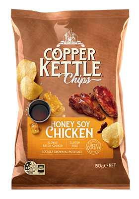 Copper Kettle Honey Soy Chicken Potato Chips 150G