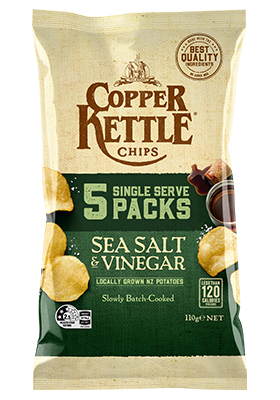Copper Kettle Sea Salt & Vinegar Potato Chips Multipack